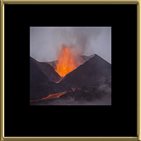 KIMANURA ERUPTION 1989, Nyamlagira, Virunga Volcanoes, Zaire