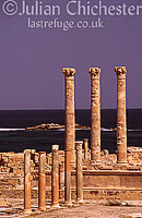 Temple of Liber Pater, Sabratha, Libya. Roman 1st - 2nd Century
