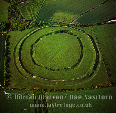 Figsbury Ring (Hill fort), 3 miles North of Salisbury, Wiltshire, England