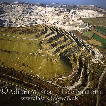 China Clay Quarries, St. Austell, Cornwall, England , awuk183