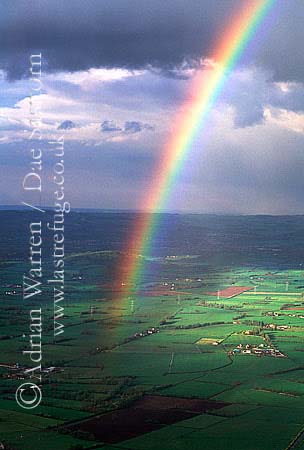 Rainbow over Somerset Level, Somerset, awuk252