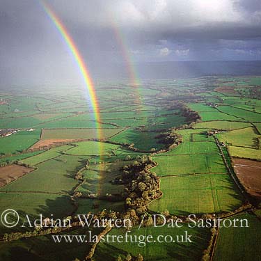 Rainbow over Somerset Level, Somerset, awuk254