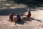 JWnepal18 : Old woman spinning wool, Beni, Nepal