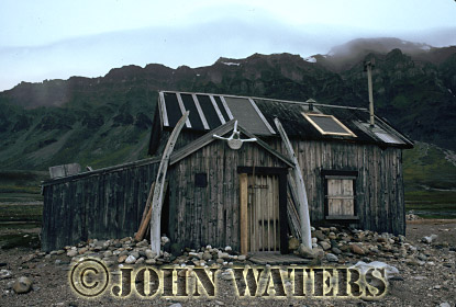 JWsvalbard03 : 19th Century exploration hut, Bellsund, Svalbard, Norway