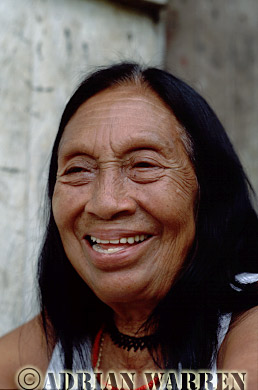 AW_Waorani1063, Waorani Indians : Dayuma at Tonaempaede, Ecuador, 2002