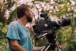 John Waters filming