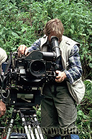 Neil Rettig with IMAX camera