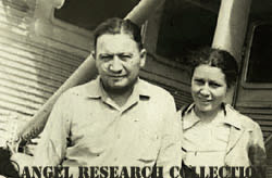 Jimmie Angel and his wife Marie